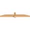 Ekena Millwork Eugene Smooth Timber Gable Bracket, Western Red Cedar, 60"W x 10"H x 3 1/2"D x 3 1/2"F, 4/12 Pitch GBW060X10X0404EUG00SWR - alternate 5